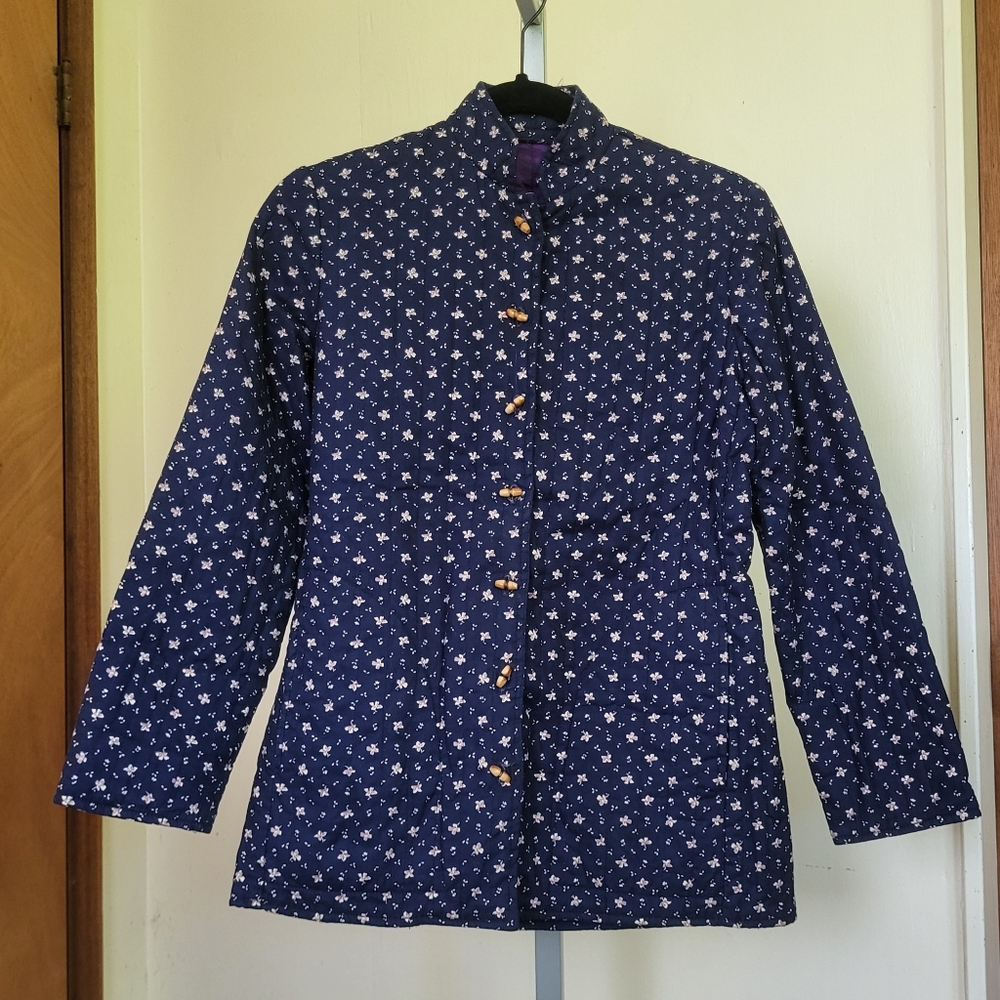 Vintage 1960s Padded Asian Style Jacket